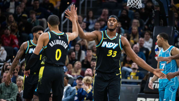 Indiana Pacers Myles Turner Tyrese Haliburton